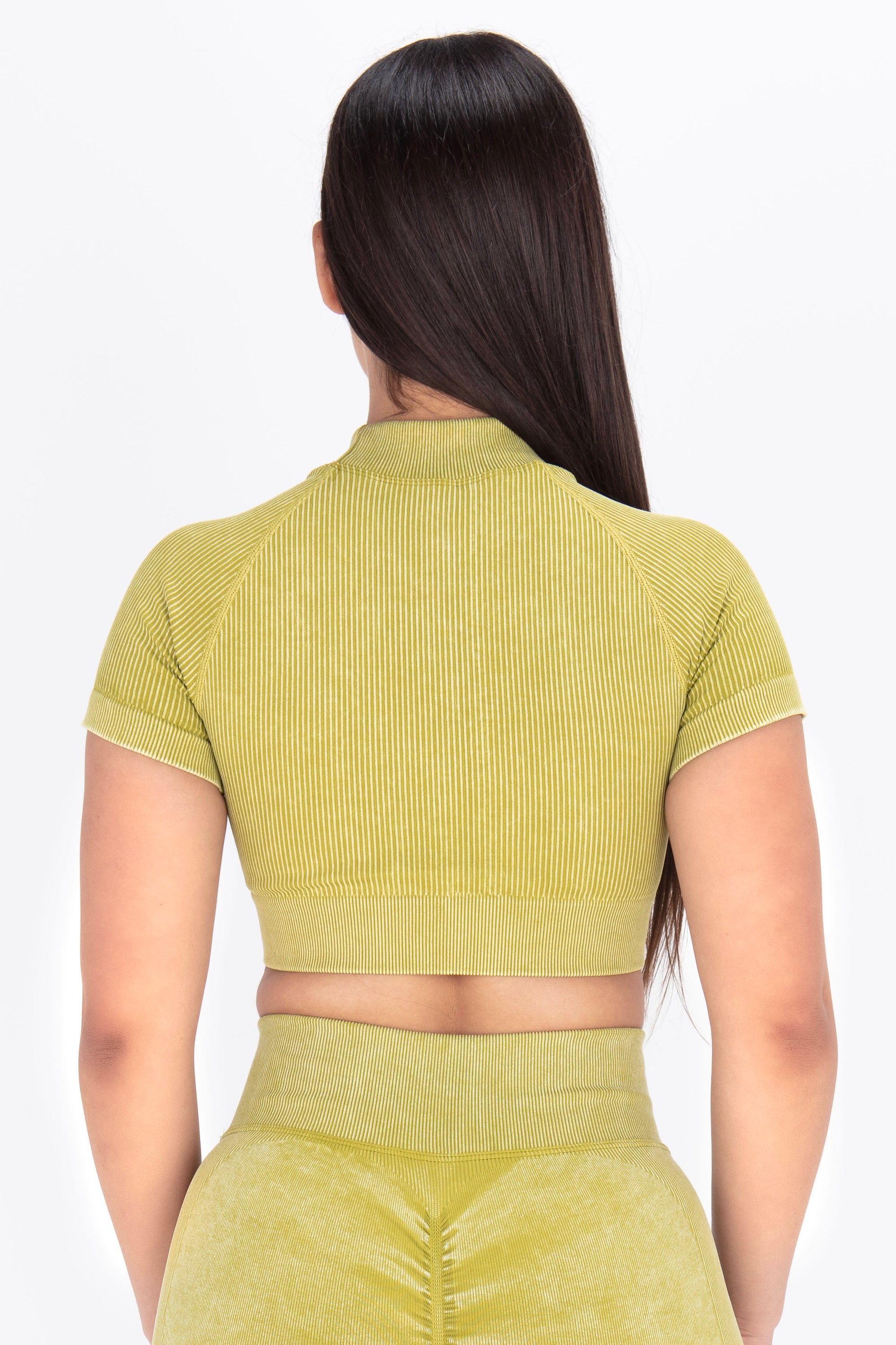 Ambiance Apparel Ambiance Yellow Lace Cropped Top - $10 (52