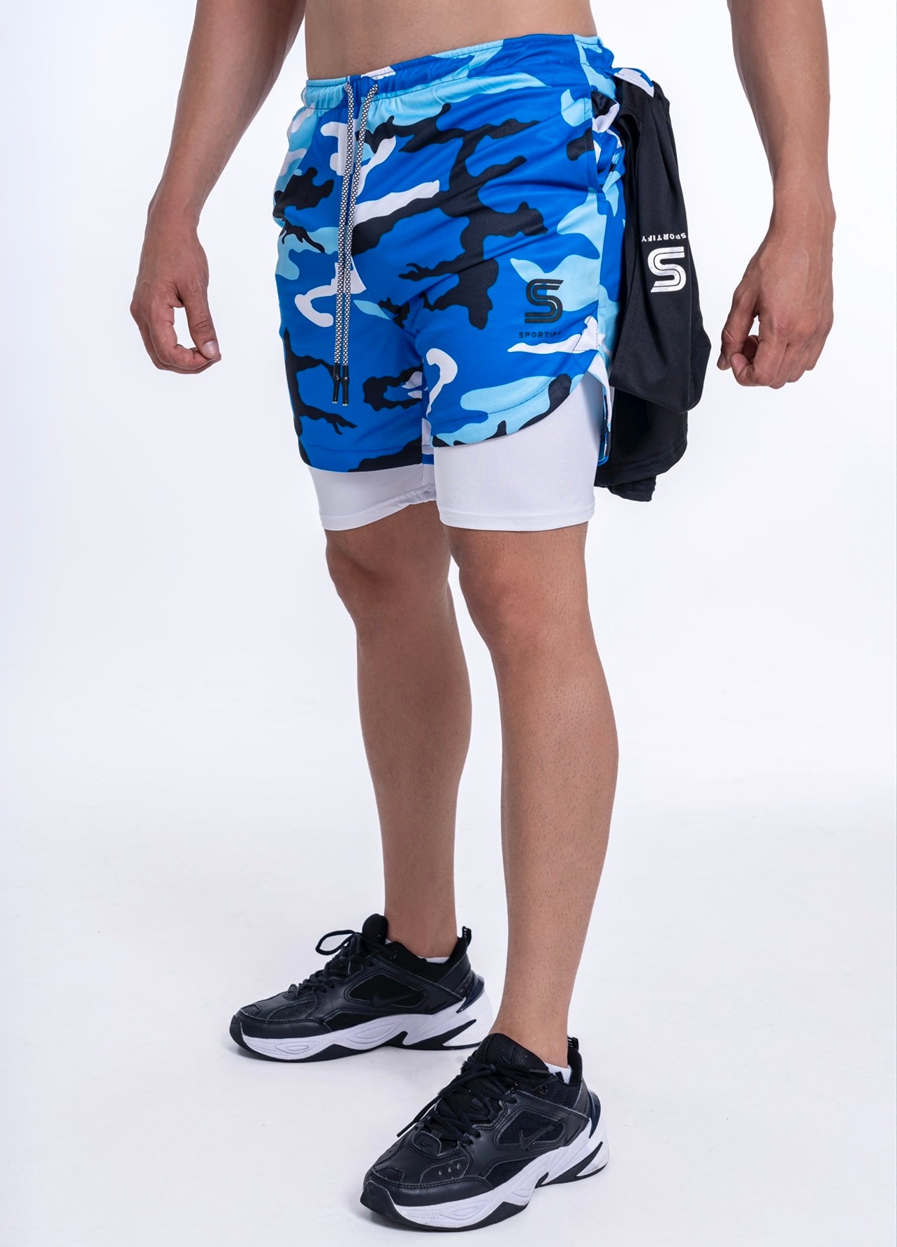 Flex Fit Compression Liner Short - Blue Camo – sportifyactivewear™