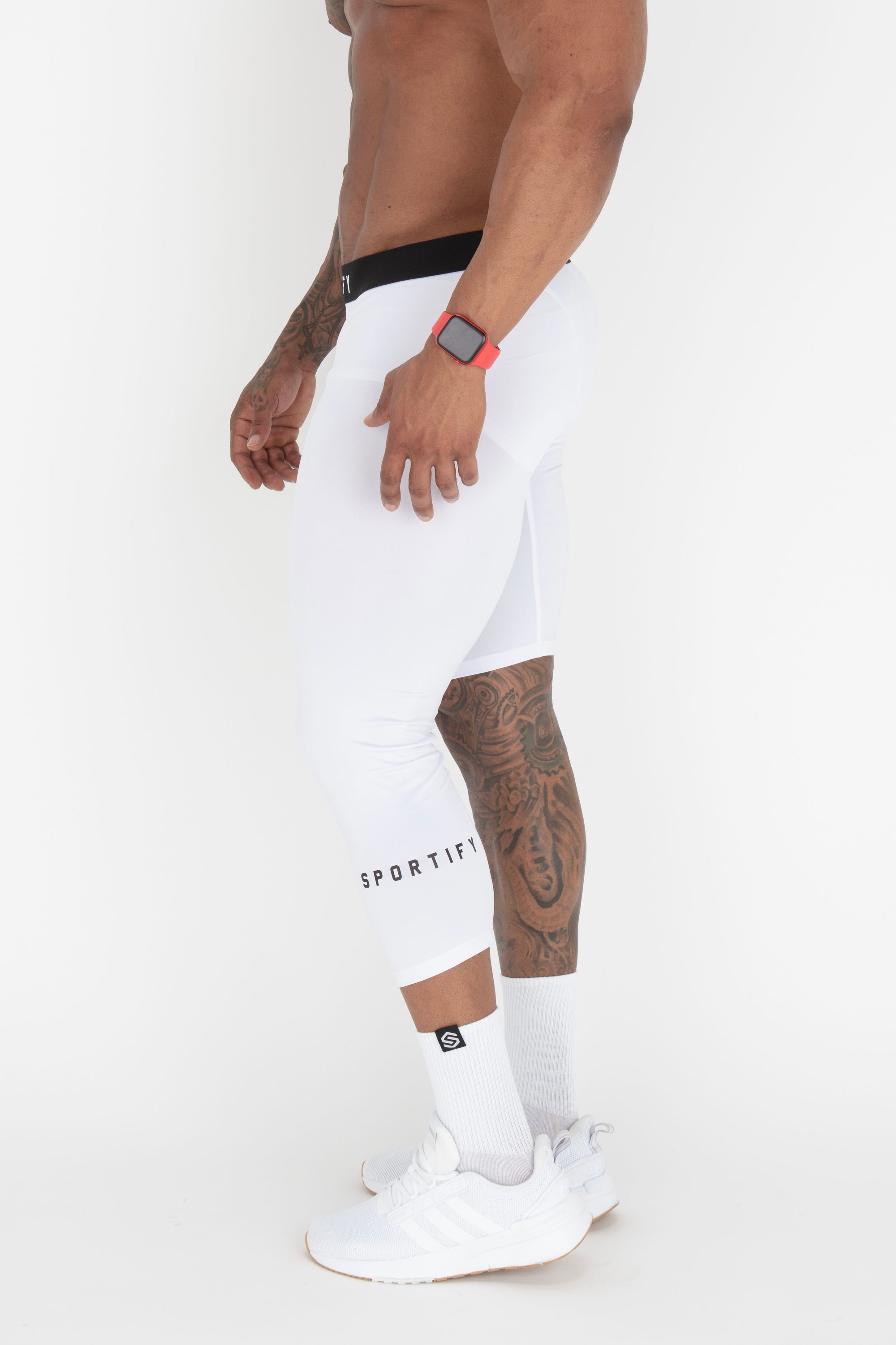 White training outlet leggings